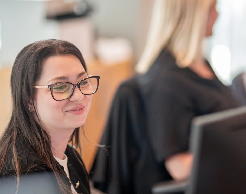 Jones Day employees working in office